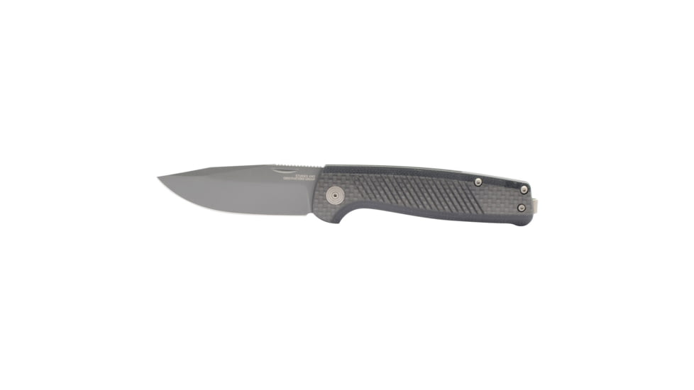 SOG Specialty Knives &amp; Tools Terminus SJ LTE Folding Knives, 2.9in, S35VN, Graphite Clip Point Blade, Black G10/Carbon Fiber Handle, TM1006-BX