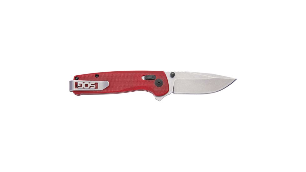 SOG Specialty Knives &amp; Tools Terminus XR Flipper 2.95in Folding Knife, G10, Crimson, Box, TM1023-BX