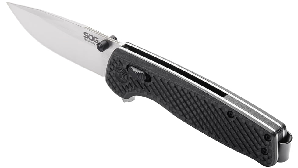 SOG Specialty Knives &amp; Tools Terminus XR Folding Knife, Silver, TM1025-BX