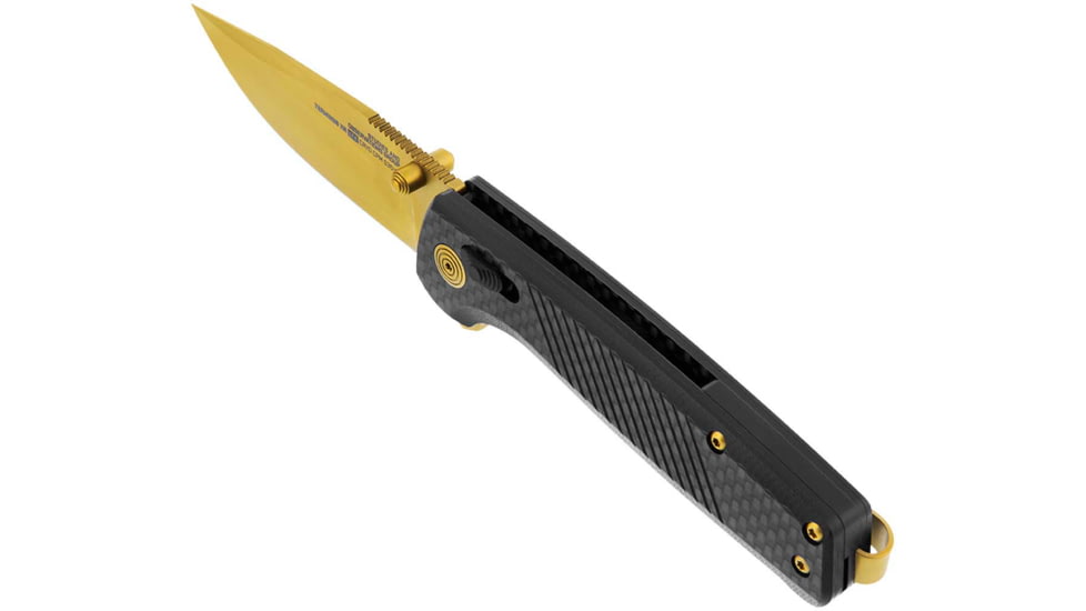 SOG Specialty Knives &amp; Tools Terminus XR LTE, Carbon + Gold, TM1033-BX