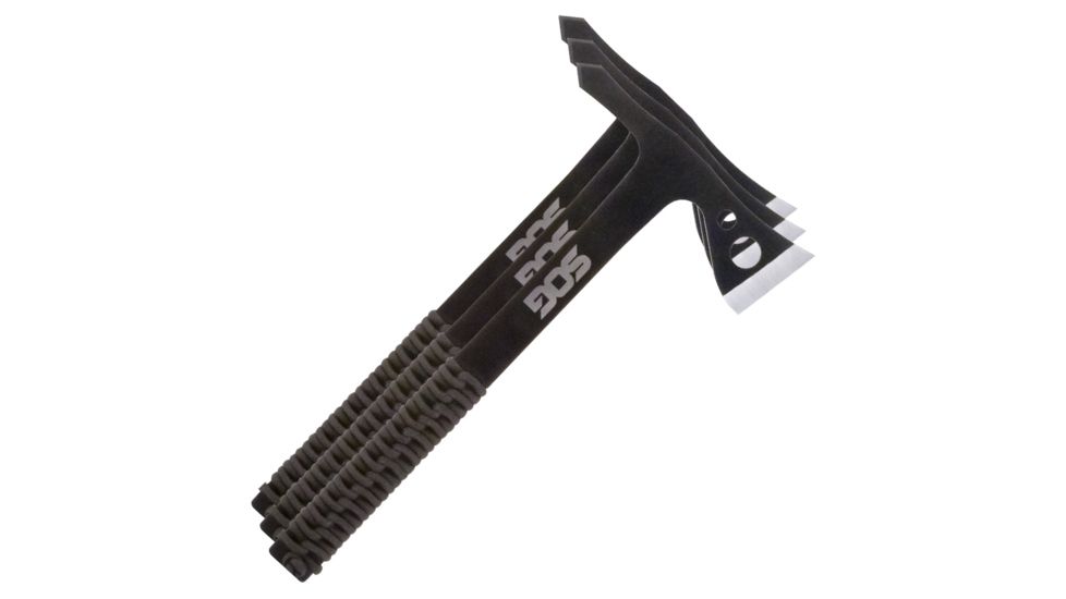 SOG Specialty Knives &amp; Tools Throwing Hawks- 3 pack, Nylon sheath, Black TH1001-CP