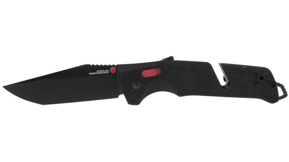 SOG Specialty Knives &amp; Tools Trident At - Black Red - Tanto - 11-12-04-41