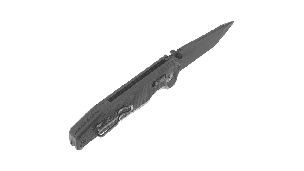 SOG Specialty Knives &amp; Tools Vision XR LTE Folding Knives, 3.36in, Straight Edge, CTS XHP Steel, Tanto, Black, G10 Handle, SOG-12-57-07-57