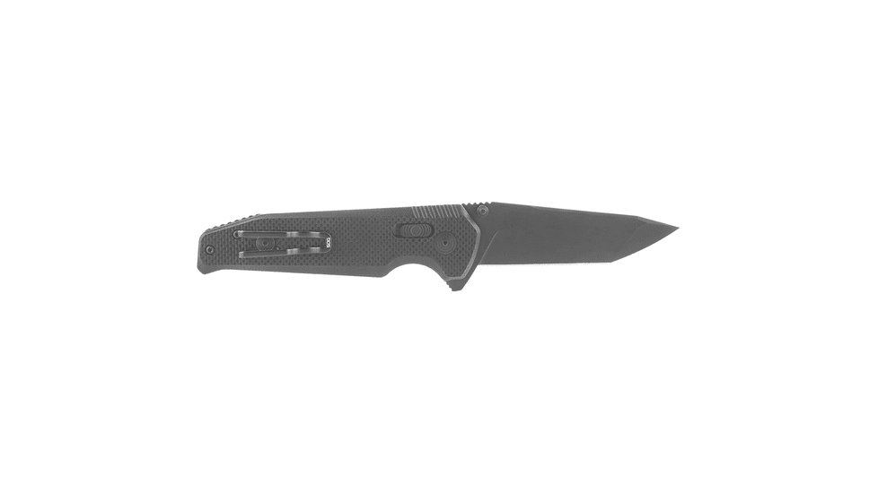 SOG Specialty Knives &amp; Tools Vision XR LTE Folding Knives, 3.36in, Straight Edge, CTS XHP Steel, Tanto, Black, G10 Handle, SOG-12-57-07-57