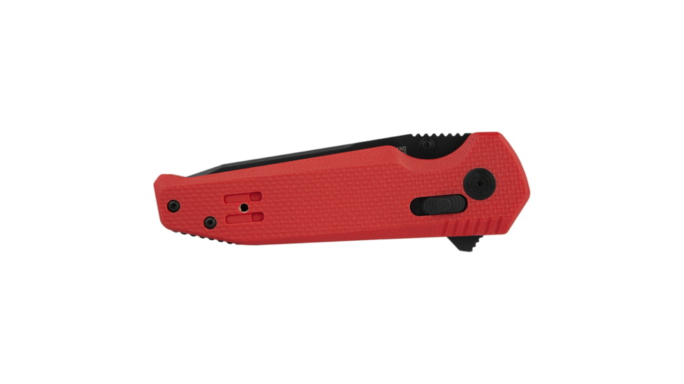SOG Specialty Knives &amp; Tools Vision XR LTE Folding Knives, 3.36in, Straight Edge, CTS XHP Steel, Tanto, Red, G10 Handle, SOG-12-57-08-57