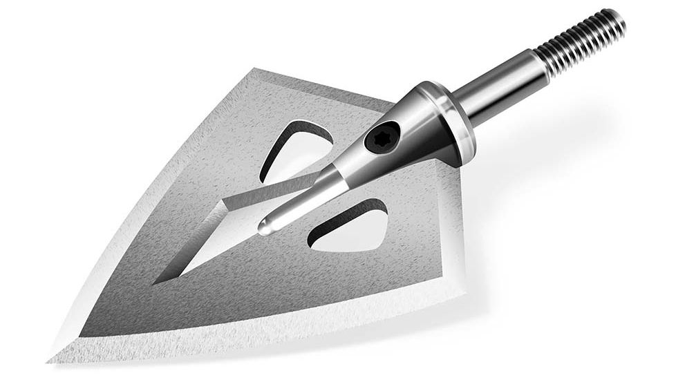 Solid Broadheads Dangerous Game 175 grain w 1/2in Bleeder Blade Standard, 3 pk S3000