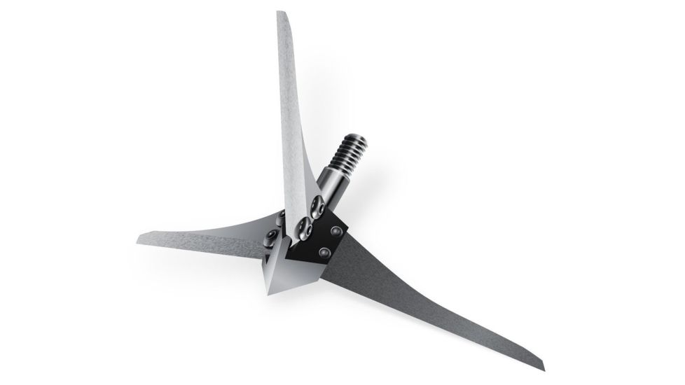 Solid Broadheads Turkey D-Cap 3 Blade Broadhead, Standard 2pk, S4000