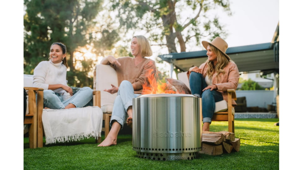 Solo Stove Bonfire and Stand 2.0, Stainless Steel, Medium, SSBON-SD-2.0