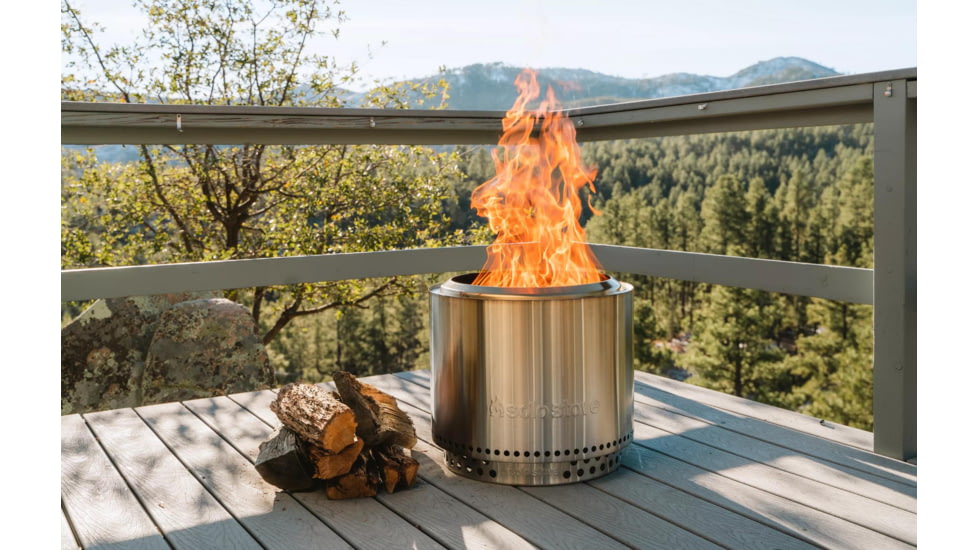 Solo Stove Bonfire and Stand 2.0, Stainless Steel, Medium, SSBON-SD-2.0