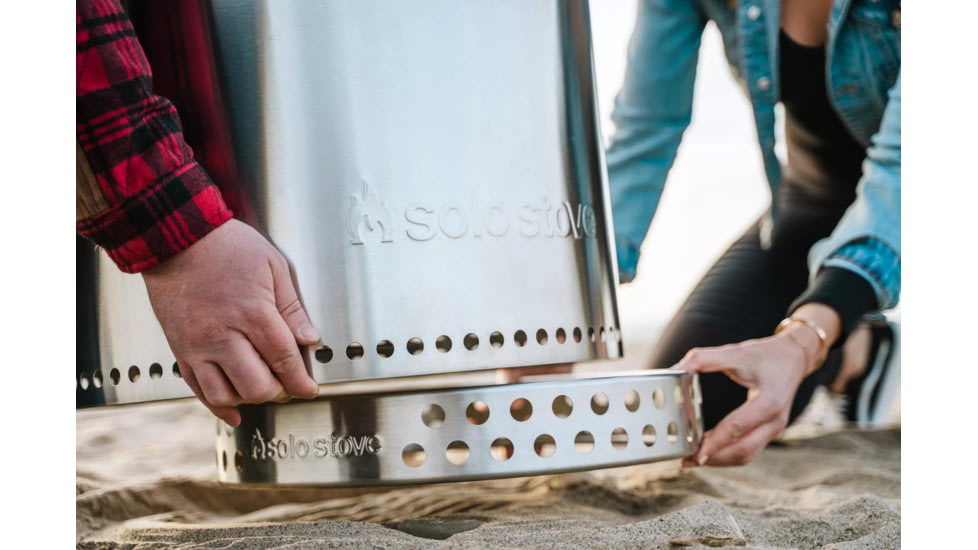 Solo Stove Bonfire and Stand 2.0, Stainless Steel, Medium, SSBON-SD-2.0