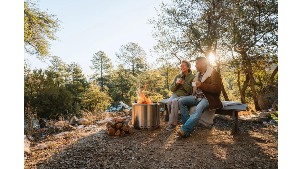 Solo Stove Bonfire and Stand 2.0, Stainless Steel, Medium, SSBON-SD-2.0