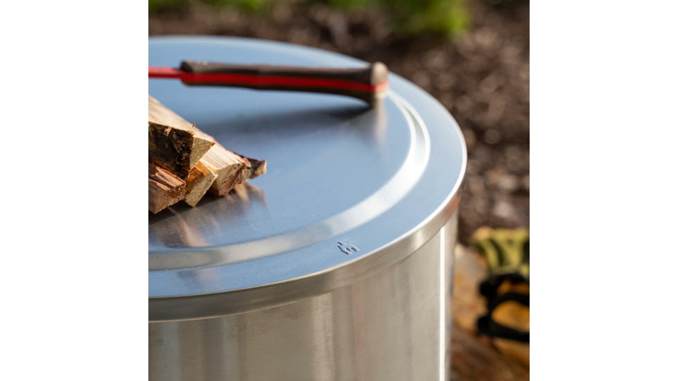 Solo Stove Bonfire Lid, Stainless Steel, Medium, ssbon-lid