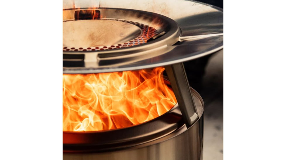 Solo Stove Ranger Heat Deflector, Stainless Steel, Medium, SSRAN-DEFLECTOR