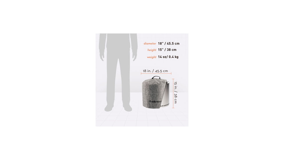 Solo Stove Ranger Shelter, Ash Grey, SSRAN-SHELTER-GREY