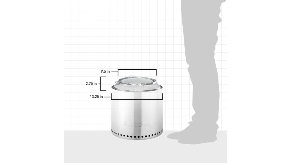 Solo Stove Ranger Shield, Stainless Steel, Small, ssran-shield