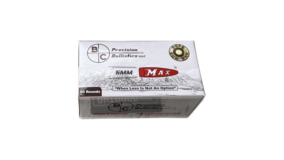 Sons of Liberty Gun Works 6MM Max 105 Grain Berger Hybrid Target Rifle Ammo, 20 Rounds, 20, 6MAX-105G-1000