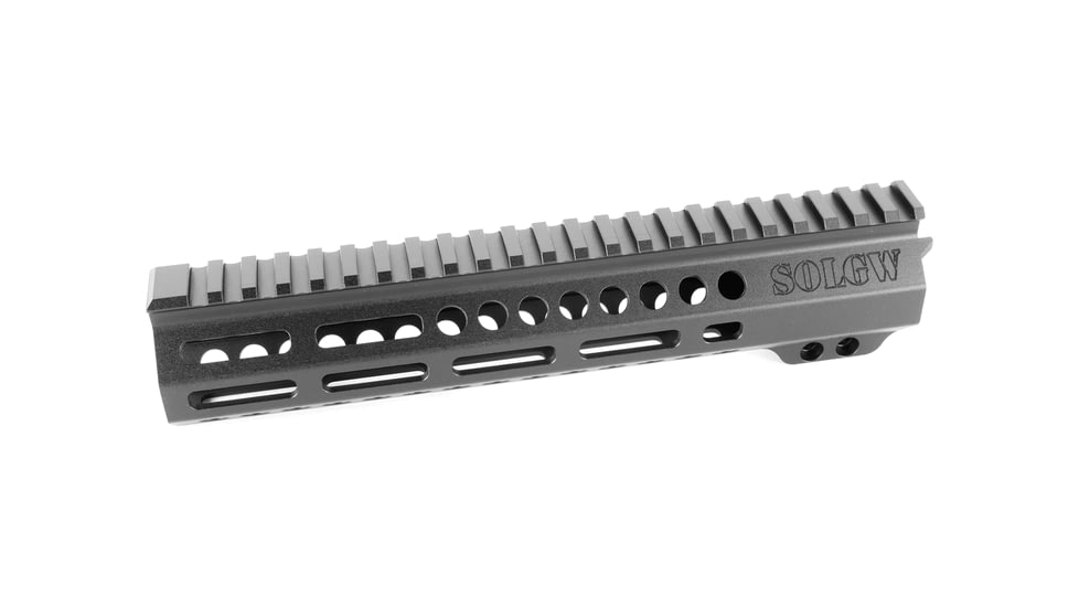 Sons of Liberty Gun Works EXO3 Rail, 10.5in, Includes Aluminum QD Socket, Black, EXO3-10.5