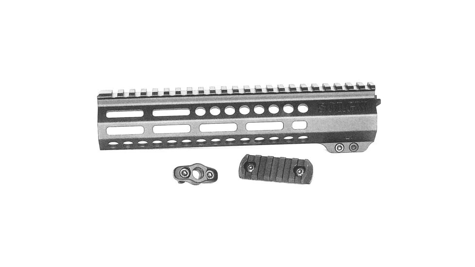 Sons of Liberty Gun Works EXO2 Rail 9.5in MLOK w/ QD Socket and Rail Section, EXO2-9.5