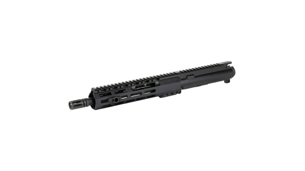 Sons of Liberty Gun Works Half Complete Upper Receiver, M4-89, 5.56mm, 10.5in, 9.5in, Combat Barrel, M89 Rail, A2 Flash Hider, No BCG or CH, Black, M489UPPER-10.5-556