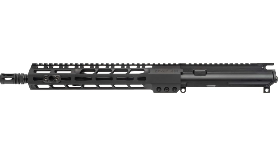 Sons of Liberty Gun Works Half Complete Upper Receiver, M4-89, 5.56mm, 12.5in, 11.5in, Combat Barrel, M89 Rail, A2 Flash Hider, No BCG or CH, Black, M489UPPER-12.5-556