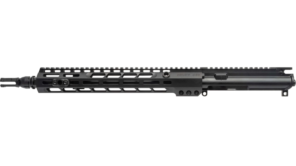 Sons of Liberty Gun Works Half Complete Upper Receiver, M4-89, 5.56mm, 13.7in, 13in, Combat Barrel, M89 Rail, P/W NOX9 Flash Hider, No BCG or CH, Black, M489UPPER-13.7-556