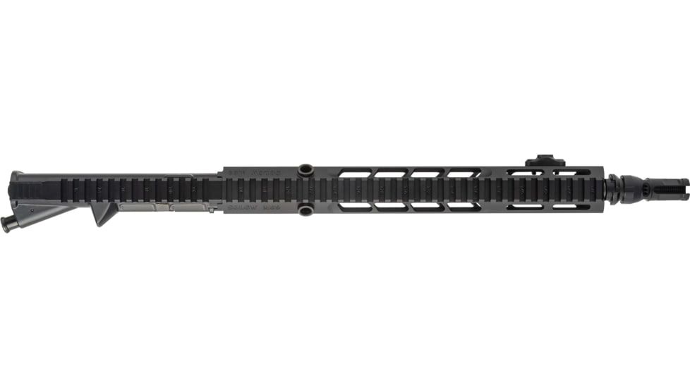 Sons of Liberty Gun Works Half Complete Upper Receiver, M4-89, 5.56mm, 13.7in, 13in, Combat Barrel, M89 Rail, P/W NOX9 Flash Hider, No BCG or CH, Black, M489UPPER-13.7-556