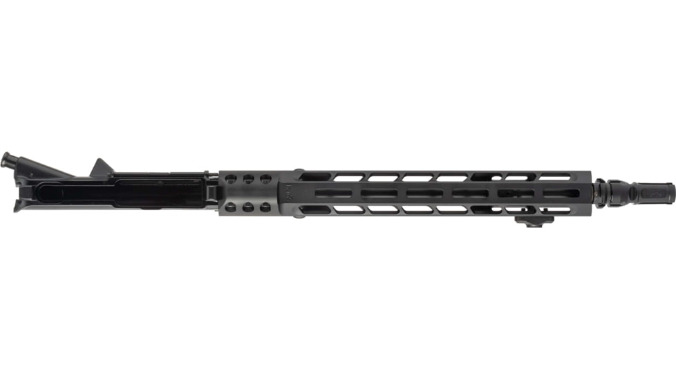 Sons of Liberty Gun Works Half Complete Upper Receiver, M4-89, 5.56mm, 13.7in, 13in, Combat Barrel, M89 Rail, P/W NOX9 Flash Hider, No BCG or CH, Black, M489UPPER-13.7-556