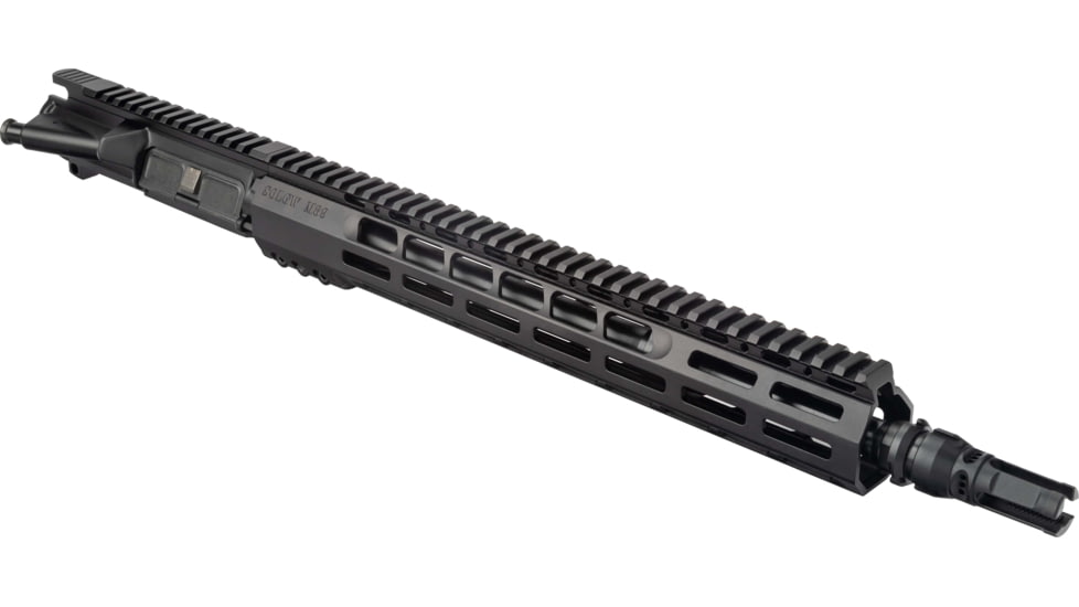 Sons of Liberty Gun Works Half Complete Upper Receiver, M4-89, 5.56mm, 14.5in, 13.75in, Combat Barrel, M89 Rail, P/W NOX9 Flash Hider, No BCG or CH, Black, M489UPPER-14.5-556