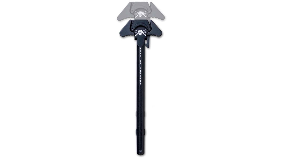 Sons of Liberty Gun Works Liberty Ambidextrous Charging Handle, 5.56, Narrow Latch, Anodized Black, Black, LCH-5.56-NL