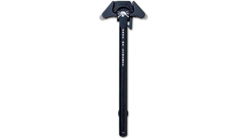 Sons of Liberty Gun Works Liberty Ambidextrous Charging Handle, 5.56, Narrow Latch, Anodized Black, Black, LCH-5.56-NL