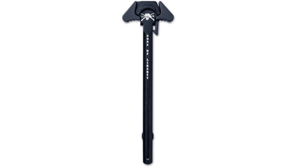Sons of Liberty Gun Works Liberty Ambidextrous Charging Handle, 5.56, Narrow Latch, Anodized Black, Black, LCH-5.56-NL