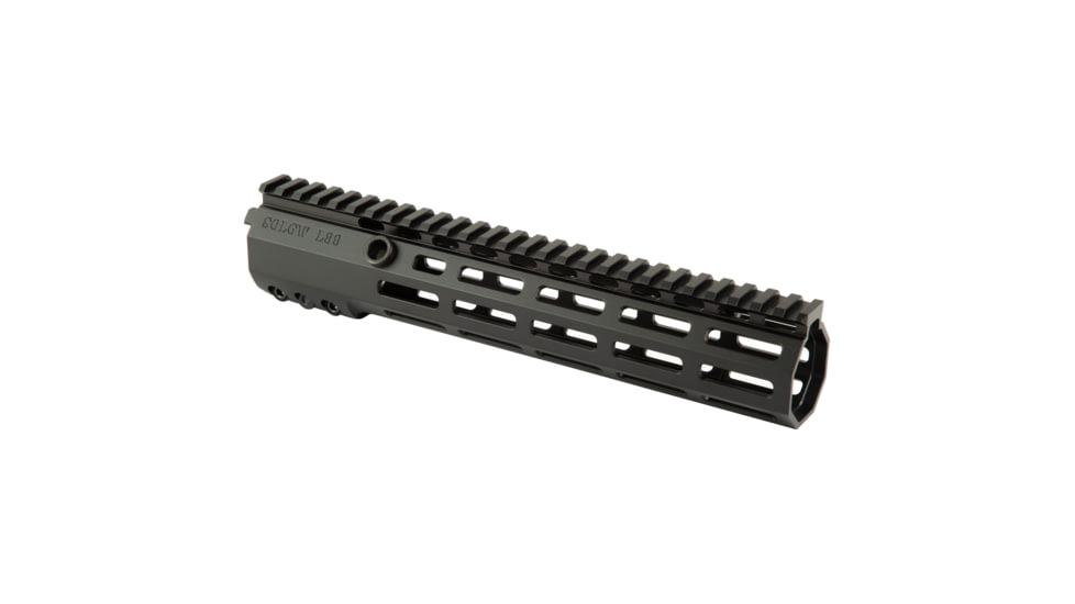 Sons of Liberty Gun Works L89 Drive Lock Rail M-LOK, 10.75in, w/ Built in Steel QD Sockets and Titanium Barrel Nut, Black, L89-10.75