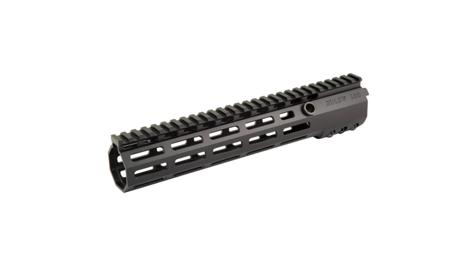 Sons of Liberty Gun Works L89 Drive Lock Rail M-LOK, 10.75in, w/ Built in Steel QD Sockets and Titanium Barrel Nut, Black, L89-10.75