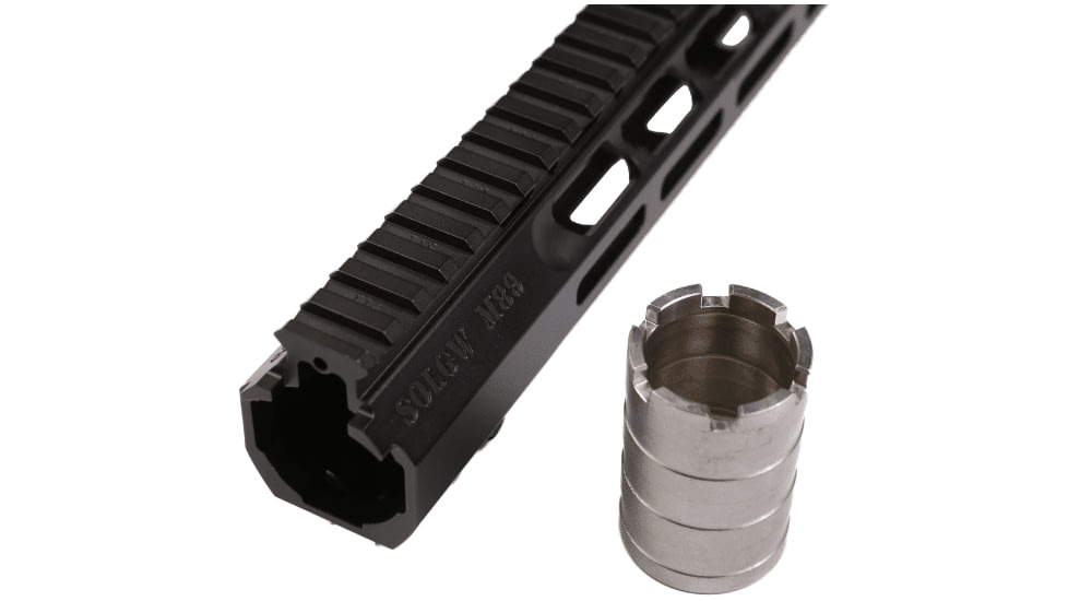 Sons of Liberty Gun Works M89 Drive Lock Rail M-LOK, 10.5in, Includes Steel QD Socket, Black, M89-10.5