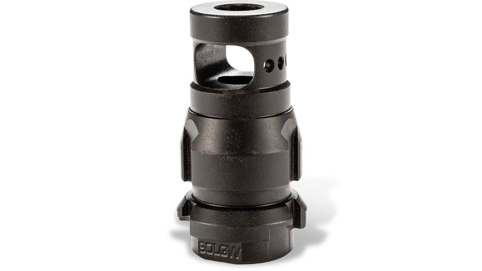 EDEMO Sons of Liberty Gun Works Single Chamber NOX Muzzle Device, 9mm/5.56, 1/2x28, Black, NOXSC-556, EDEMO1