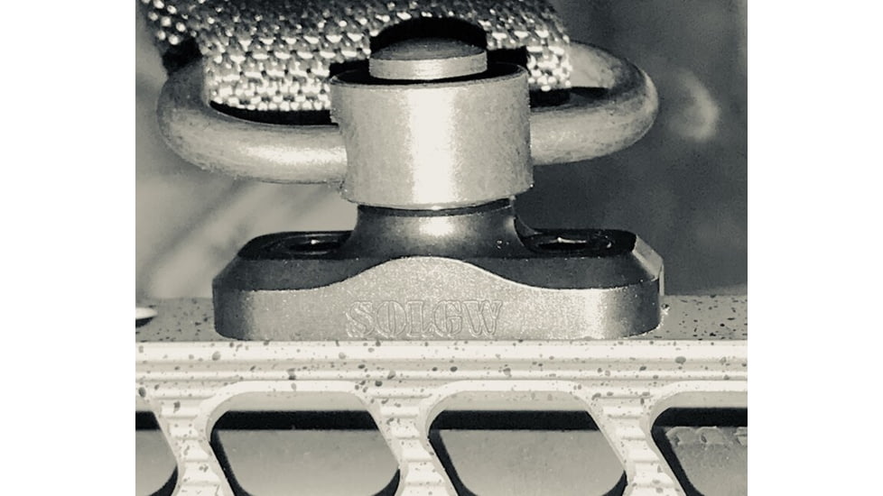 Sons of Liberty Gun Works SOLGW 4140 Steel M-LOK QD Sling Socket Mount, Black, 4140SOCKET