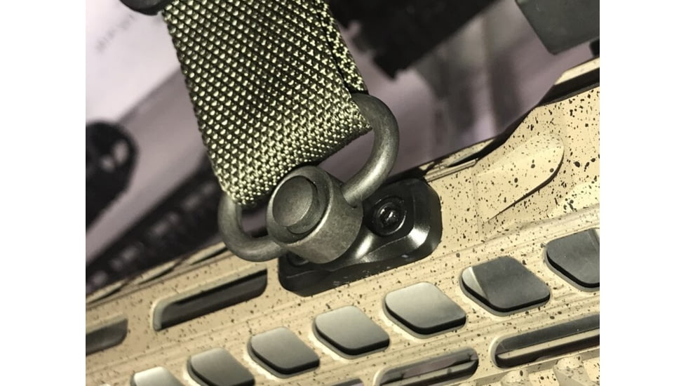 Sons of Liberty Gun Works SOLGW 4140 Steel M-LOK QD Sling Socket Mount, Black, 4140SOCKET