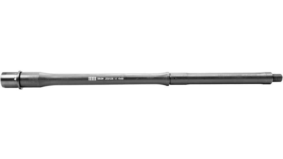 Sons of Liberty Gun Works AR-15 Liberty Fighting .223 Wylde Threaded AR Barrel, 16 inch, Medium, Mid Length, 1-7 Twist, 1/2x28, Phosphate, Black, 16-LFB-556CL