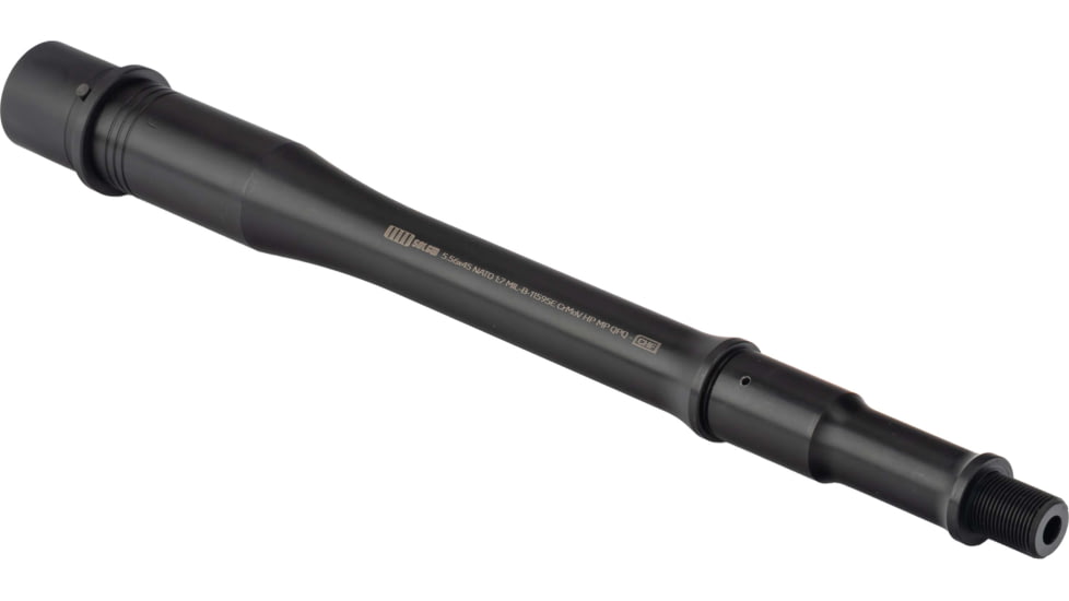 Sons of Liberty Gun Works Threaded Barrel, 5.56 Chamber, 10.5in, Combat V2 Profile, Carbine Gas, 1/2x28, 1-7 Twist, QPQ, Black, 10.5COMBATV2-CHF-556