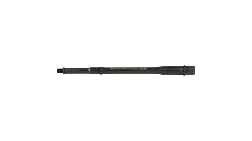 Sons of Liberty Gun Works Threaded Barrel, 5.56 Chamber, 13.7in, Combat V2 Profile, Mid Gas, 1/2x28, 1-7 Twist, QPQ, Black, 13.7COMBATV2-CHF-556