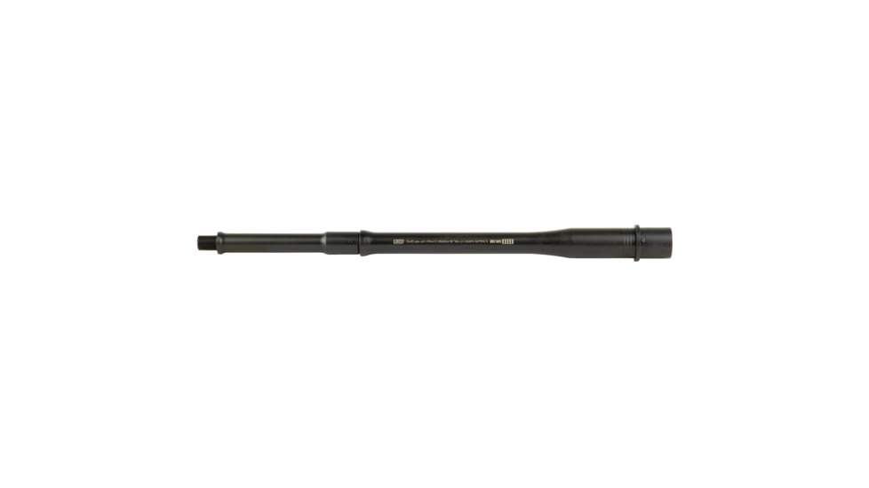 Sons of Liberty Gun Works Threaded Barrel, 5.56 Chamber, 14.5in, Combat V2 Profile, Mid Gas, 1/2x28, 1-7 Twist, QPQ, Black, 14.5COMBATV2-CHF-556