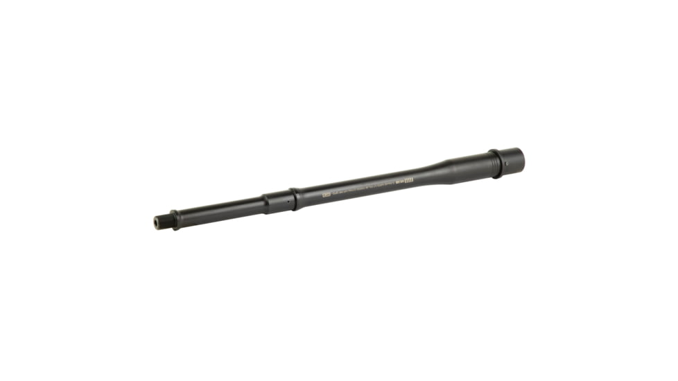 Sons of Liberty Gun Works Threaded Barrel, 5.56 Chamber, 14.5in, Combat V2 Profile, Mid Gas, 1/2x28, 1-7 Twist, QPQ, Black, 14.5COMBATV2-CHF-556