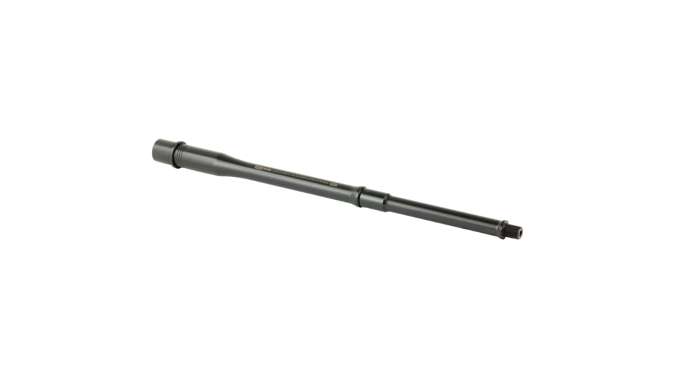 Sons of Liberty Gun Works Threaded Barrel, 5.56 Chamber, 16in, Combat V2 Profile, Mid Gas, 1/2x28, 1-7 Twist, QPQ, Black, 16COMBATV2-CHF-556