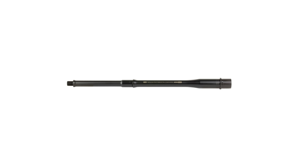 Sons of Liberty Gun Works Threaded Barrel, 5.56 Chamber, 16in, Combat V2 Profile, Mid Gas, 1/2x28, 1-7 Twist, QPQ, Black, 16COMBATV2-CHF-556