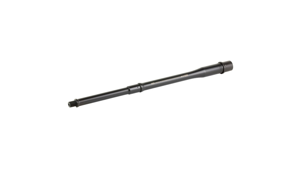 Sons of Liberty Gun Works Threaded Barrel, 5.56 Chamber, 16in, Combat V2 Profile, Mid Gas, 1/2x28, 1-7 Twist, QPQ, Black, 16COMBATV2-CHF-556