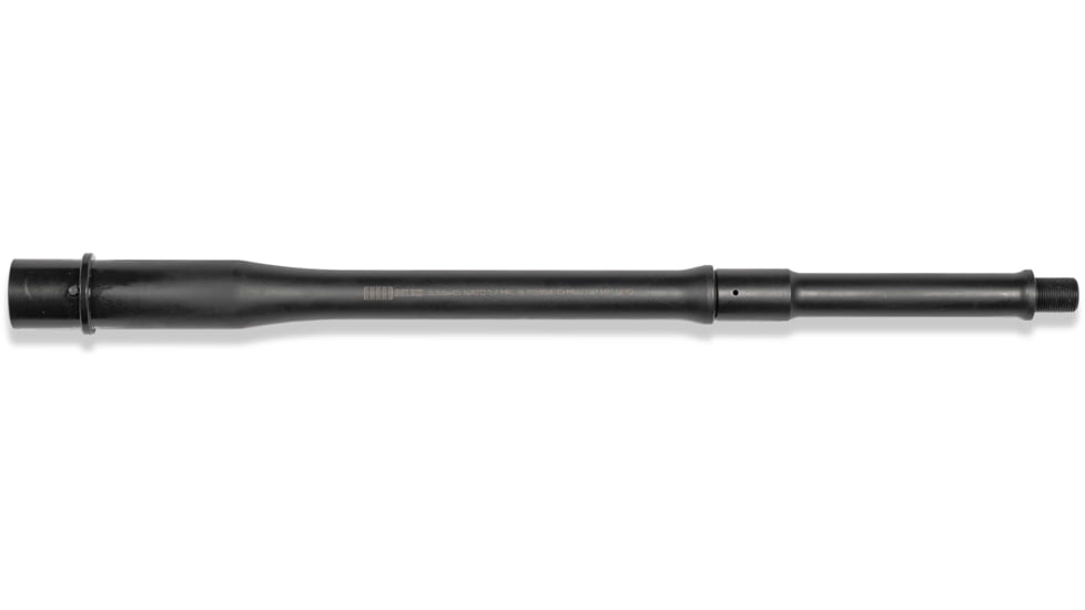 Sons of Liberty Gun Works Threaded Barrel, 5.56mm, 14.5in, Combat V2 Profile, Mid Gas, 1/2x28, 1-7 Twist, QPQ, Black, 14.5COMBATV2-556