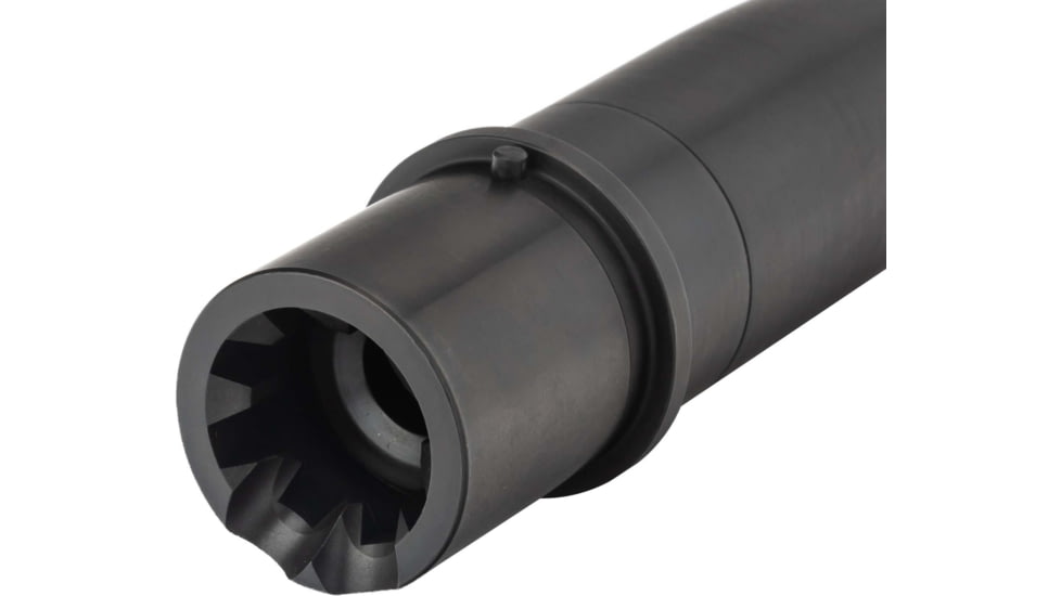 Sons of Liberty Gun Works Threaded Barrel, 6.5 Creedmoor, 18in, V2H Profile, Rifle Gas, 1-7.5 Twist, Black, 18PRECISION-V2H-6.5C