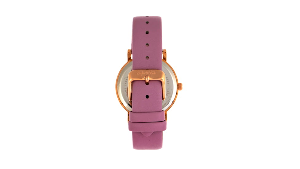 Sophie And Freda Budapest Leather-Band Watch, Pink, One Size, SAFSF5005