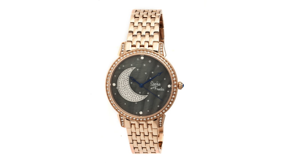 Sophie And Freda Moon And Stars Ladies Watch, Rose Gold SAFSF2403