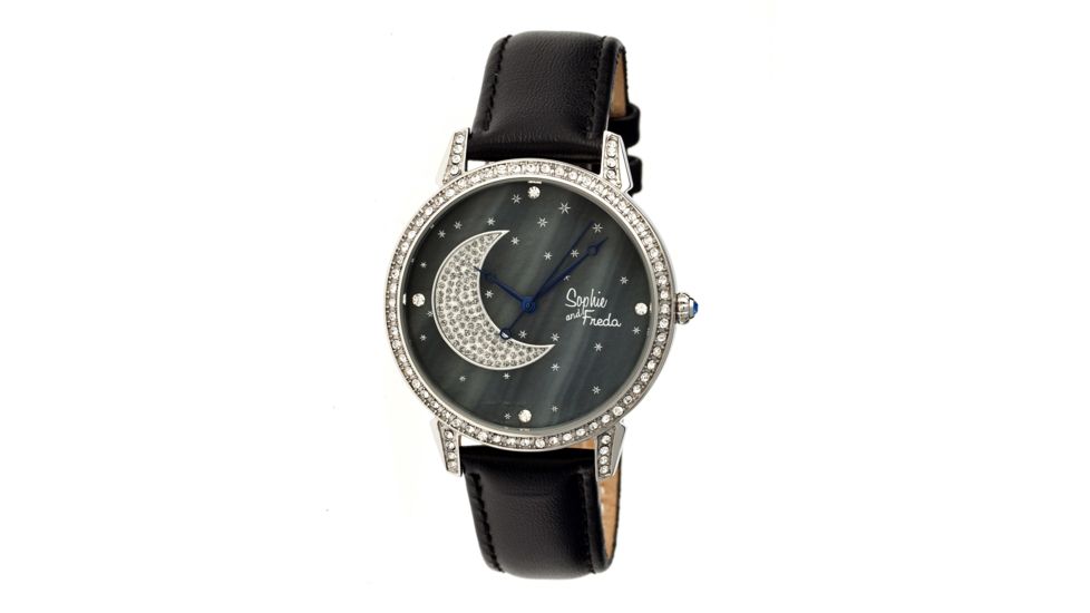 Sophie And Freda Moon And Stars Ladies Watch, Silver SAFSF2404